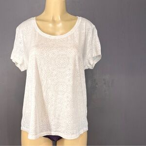 Joe Fresh White Short Sleeve Tee